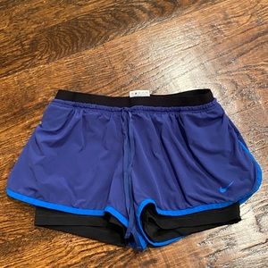 Nike shorts with spandex built in